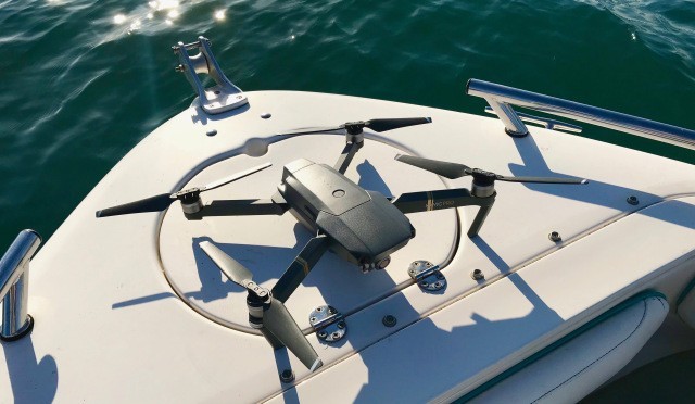 Flying a drone from best sale a boat