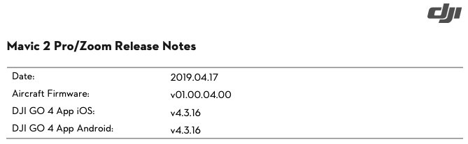 DJI Has Released a New Firmware for the Mavic 2 Series – Version 01.00.04.00