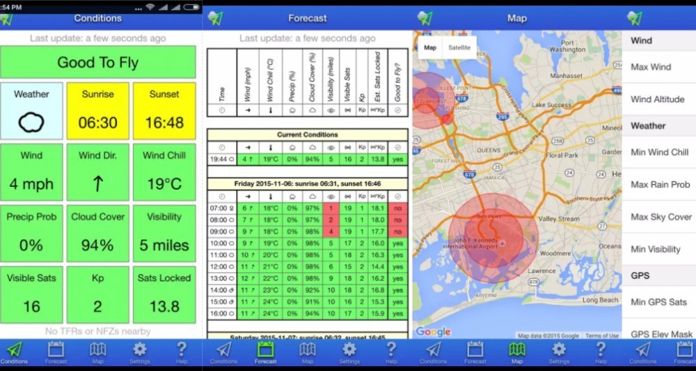 Uav forecast deals apk mod